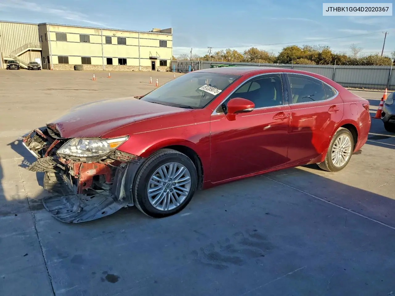 JTHBK1GG4D2020367 2013 Lexus Es 350