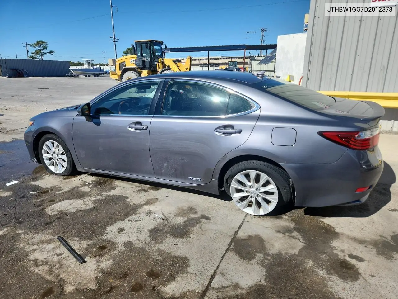 JTHBW1GG7D2012378 2013 Lexus Es 300H