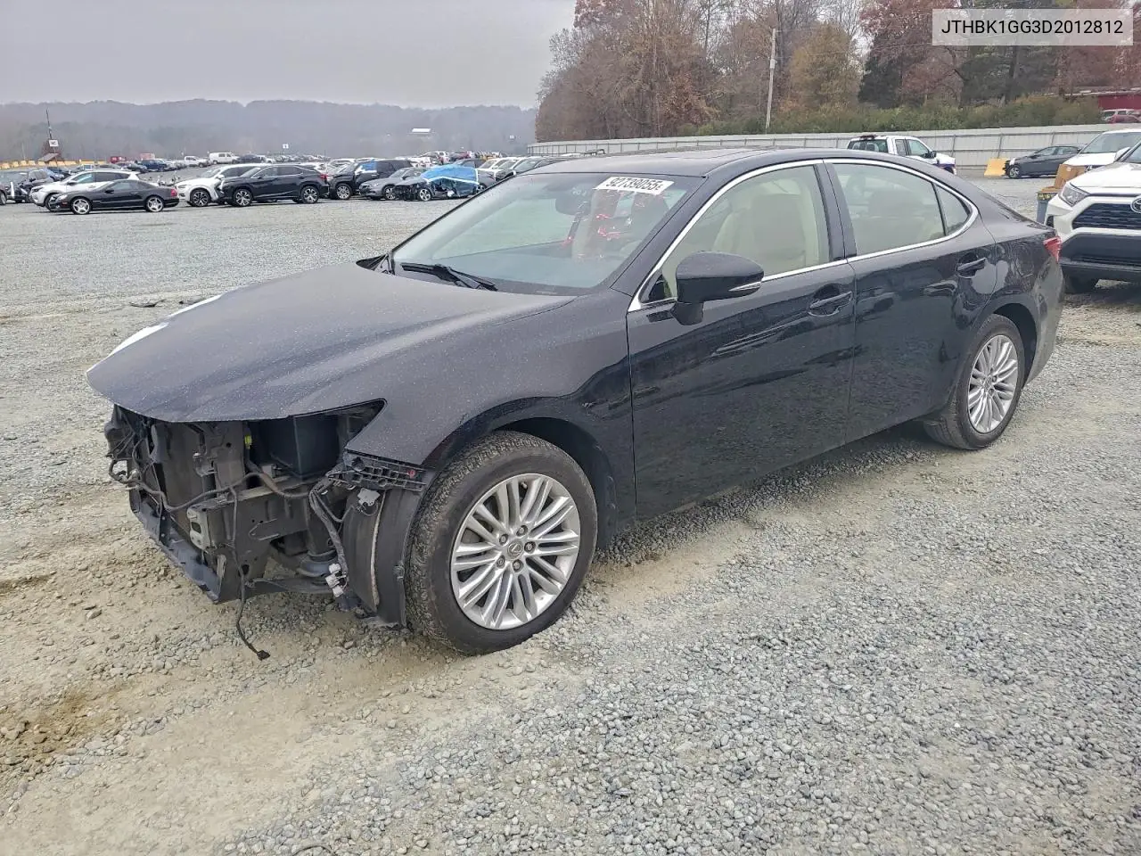 JTHBK1GG3D2012812 2013 Lexus Es 350