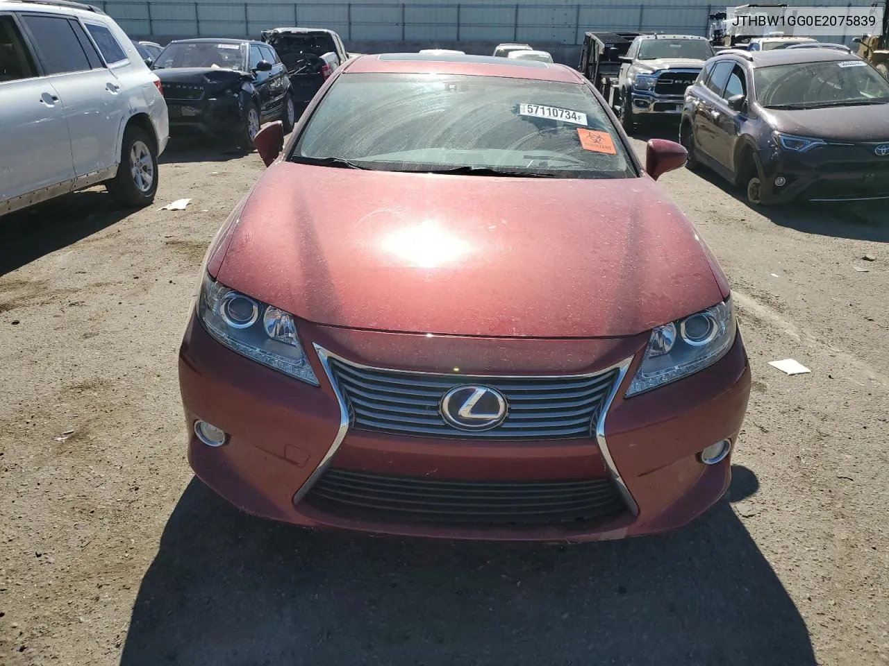 JTHBW1GG0E2075839 2014 Lexus Es 300H