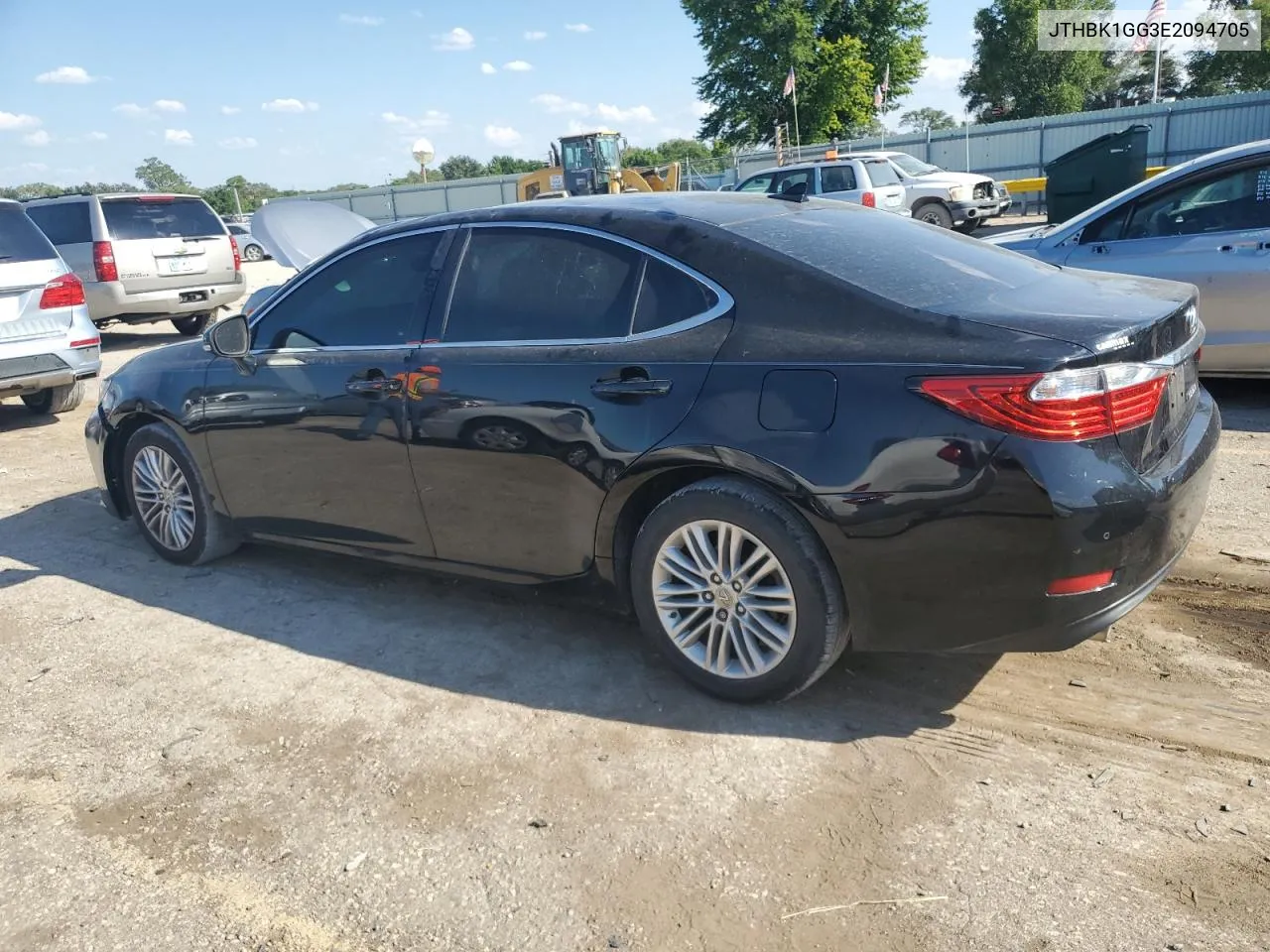 JTHBK1GG3E2094705 2014 Lexus Es 350