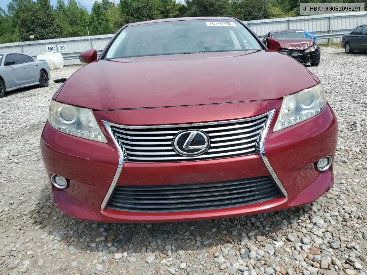 JTHBK1GG0E2098291 2014 Lexus Es 350