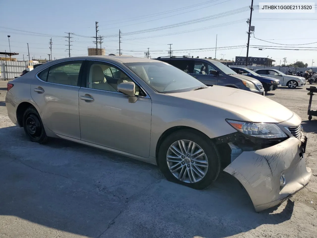 JTHBK1GG0E2113520 2014 Lexus Es 350