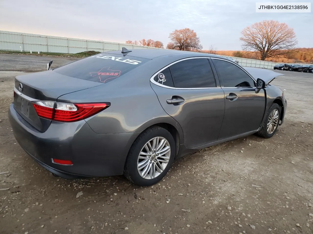 JTHBK1GG4E2138596 2014 Lexus Es 350