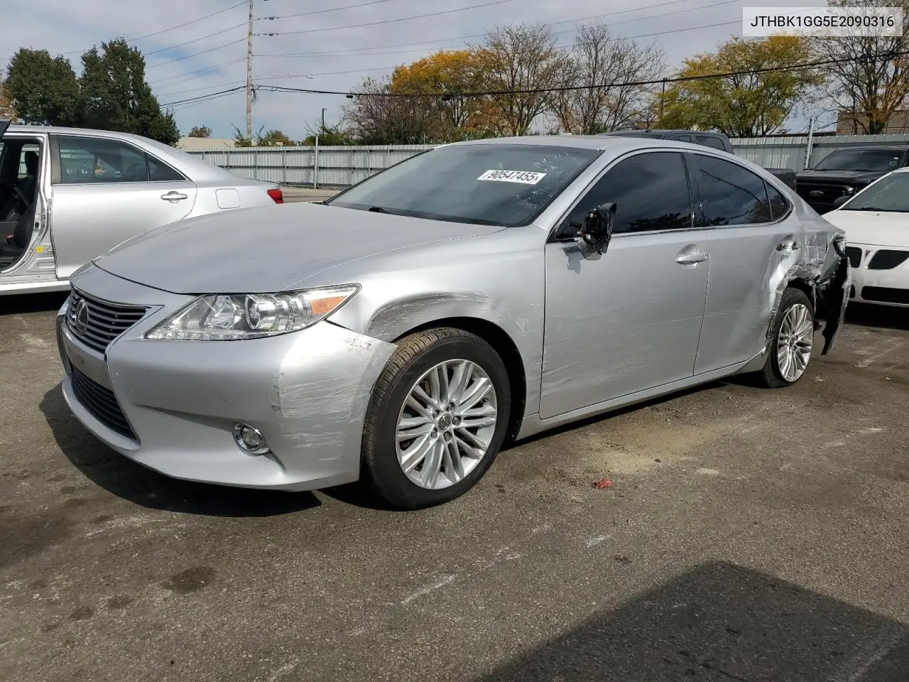 JTHBK1GG5E2090316 2014 Lexus Es 350