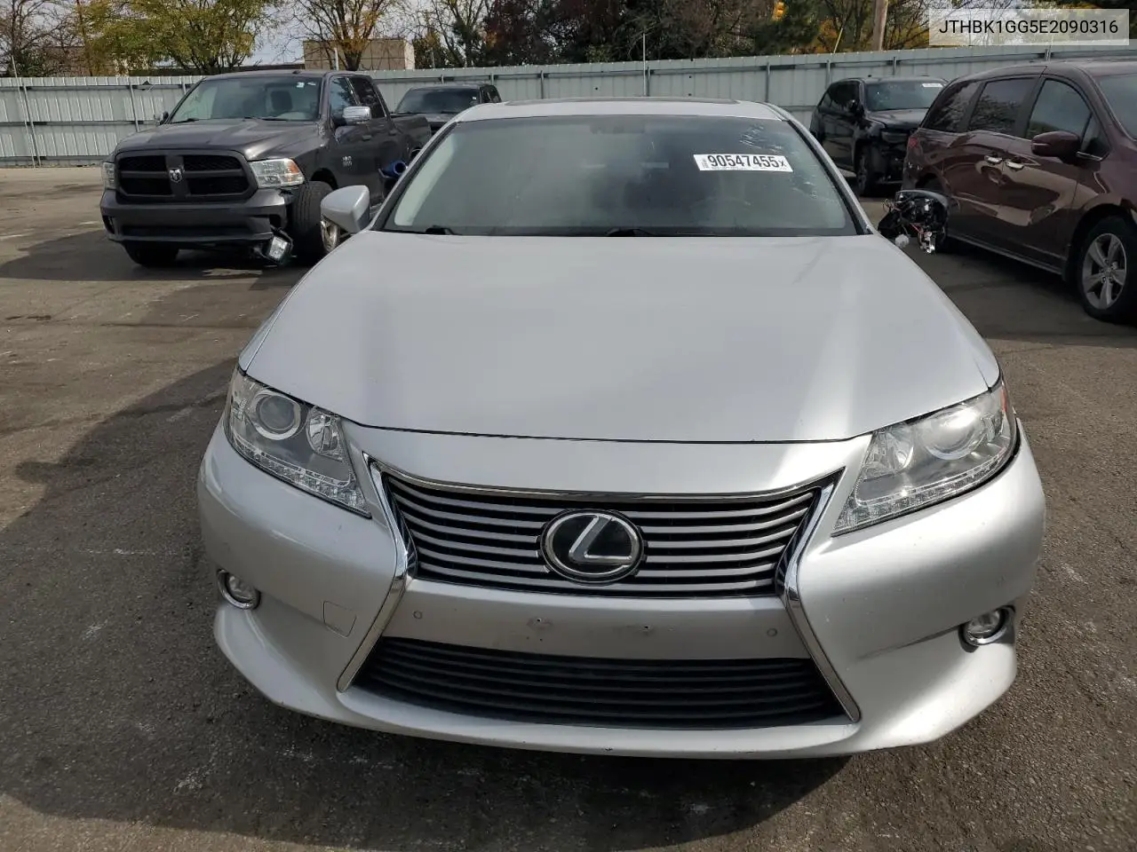 JTHBK1GG5E2090316 2014 Lexus Es 350
