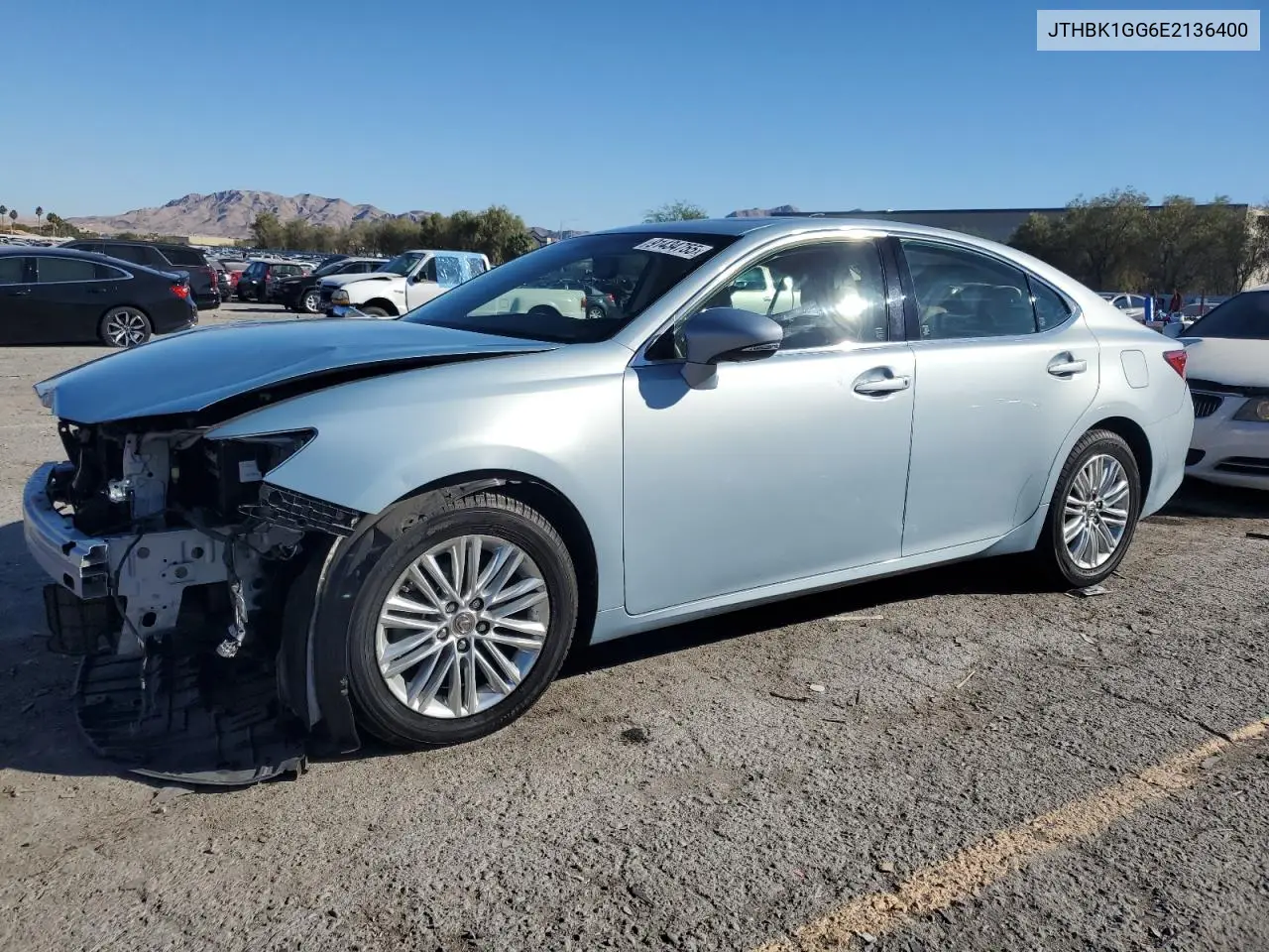 JTHBK1GG6E2136400 2014 Lexus Es 350