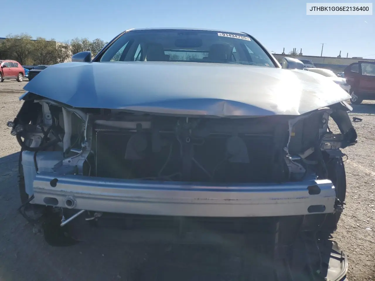 JTHBK1GG6E2136400 2014 Lexus Es 350