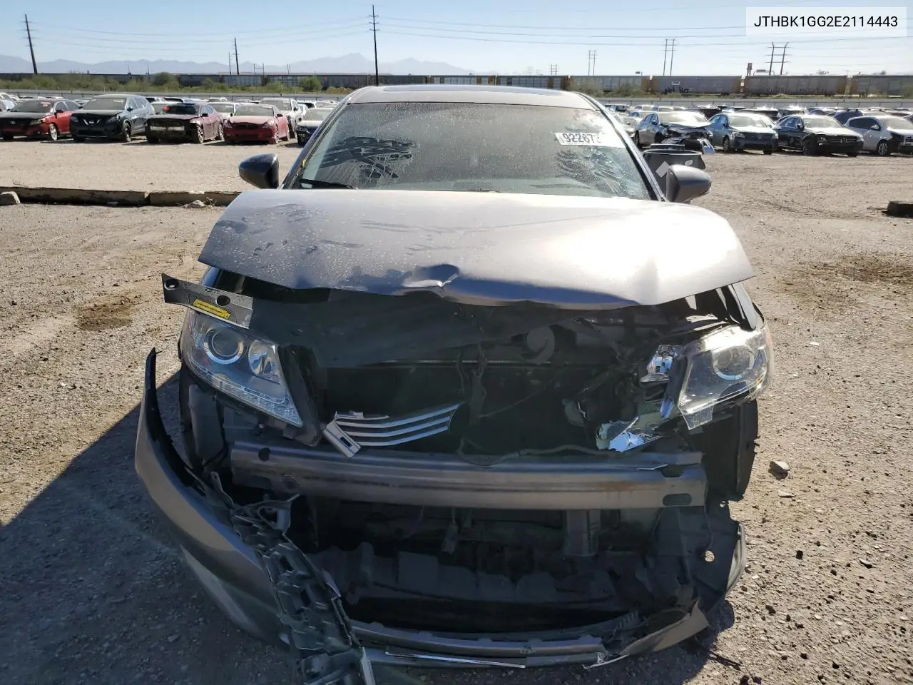 JTHBK1GG2E2114443 2014 Lexus Es 350
