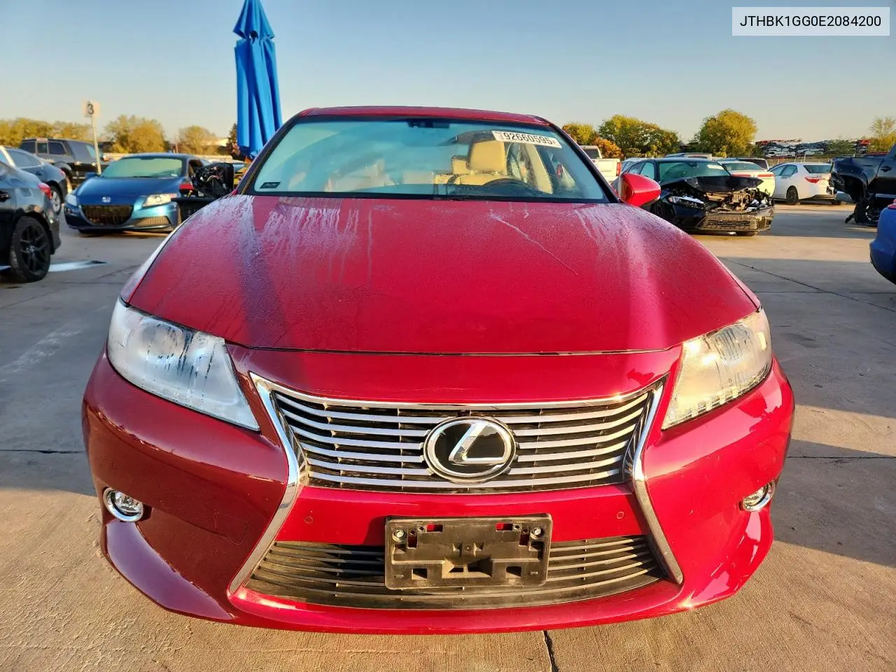 JTHBK1GG0E2084200 2014 Lexus Es 350