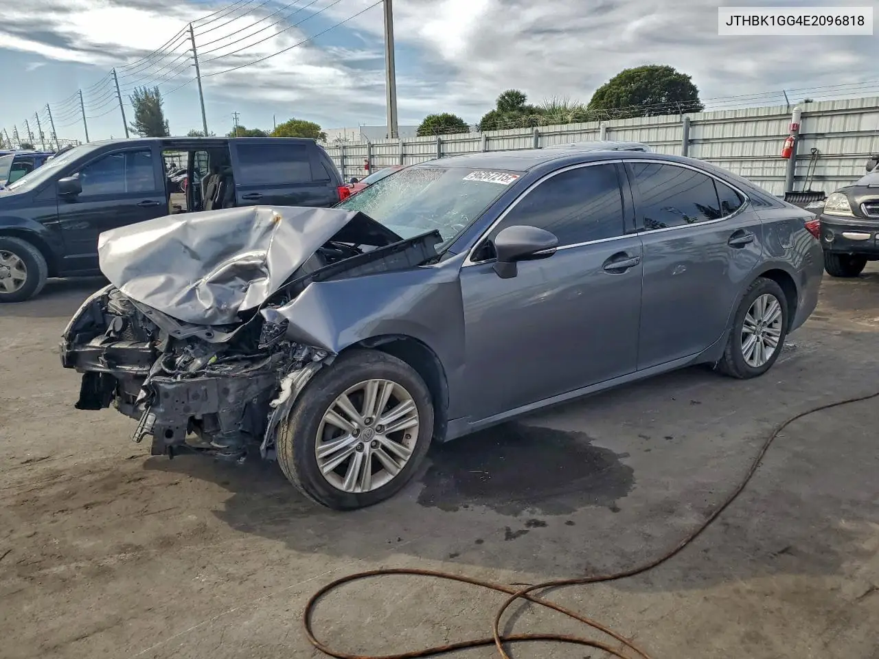 JTHBK1GG4E2096818 2014 Lexus Es 350