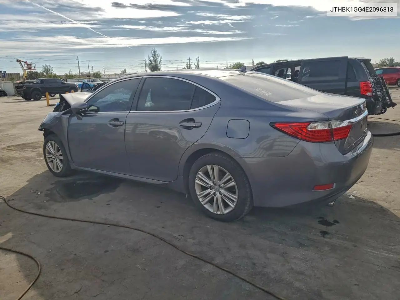 JTHBK1GG4E2096818 2014 Lexus Es 350