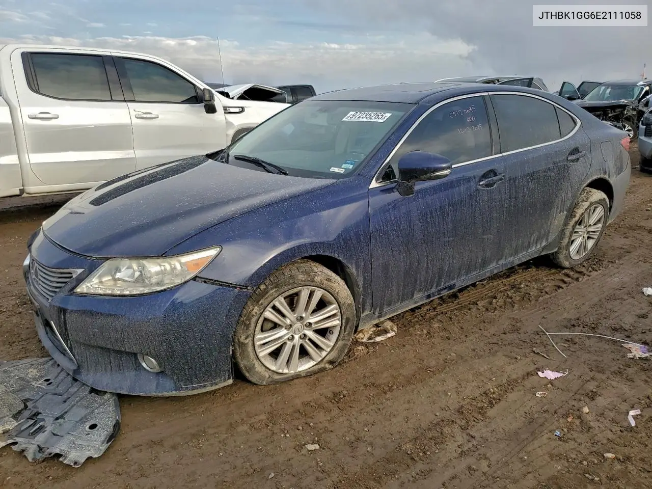 JTHBK1GG6E2111058 2014 Lexus Es 350