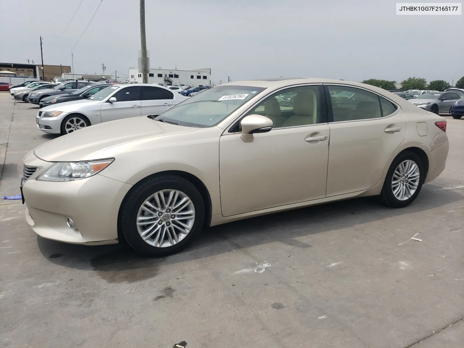 JTHBK1GG7F2165177 2015 Lexus Es 350