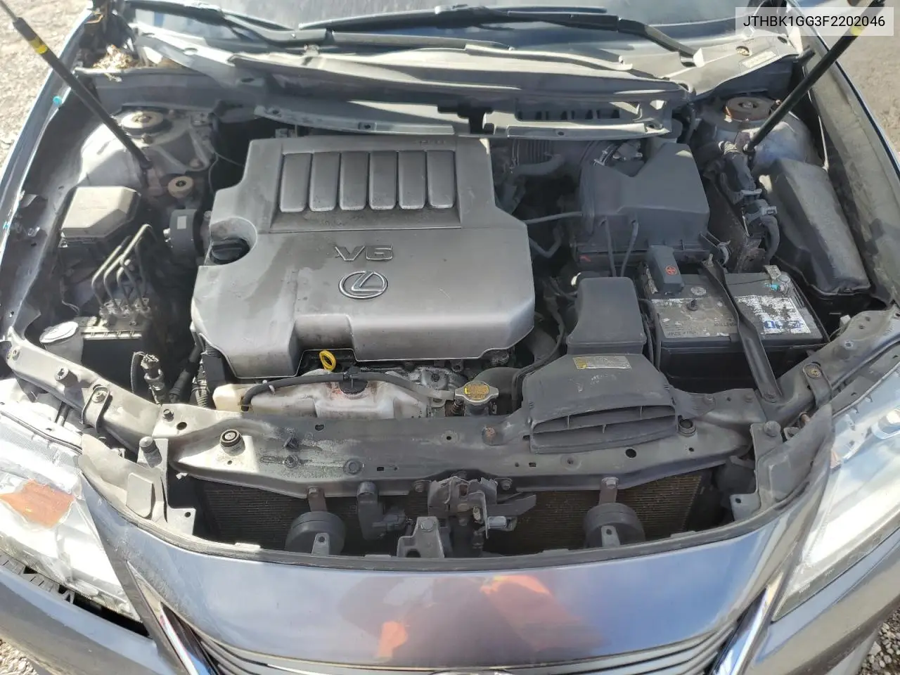 JTHBK1GG3F2202046 2015 Lexus Es 350