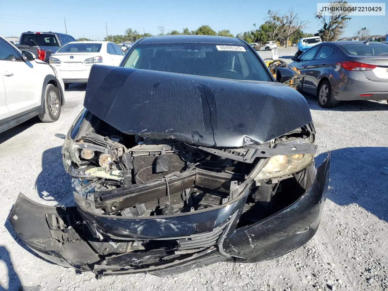 JTHBK1GG4F2210429 2015 Lexus Es 350