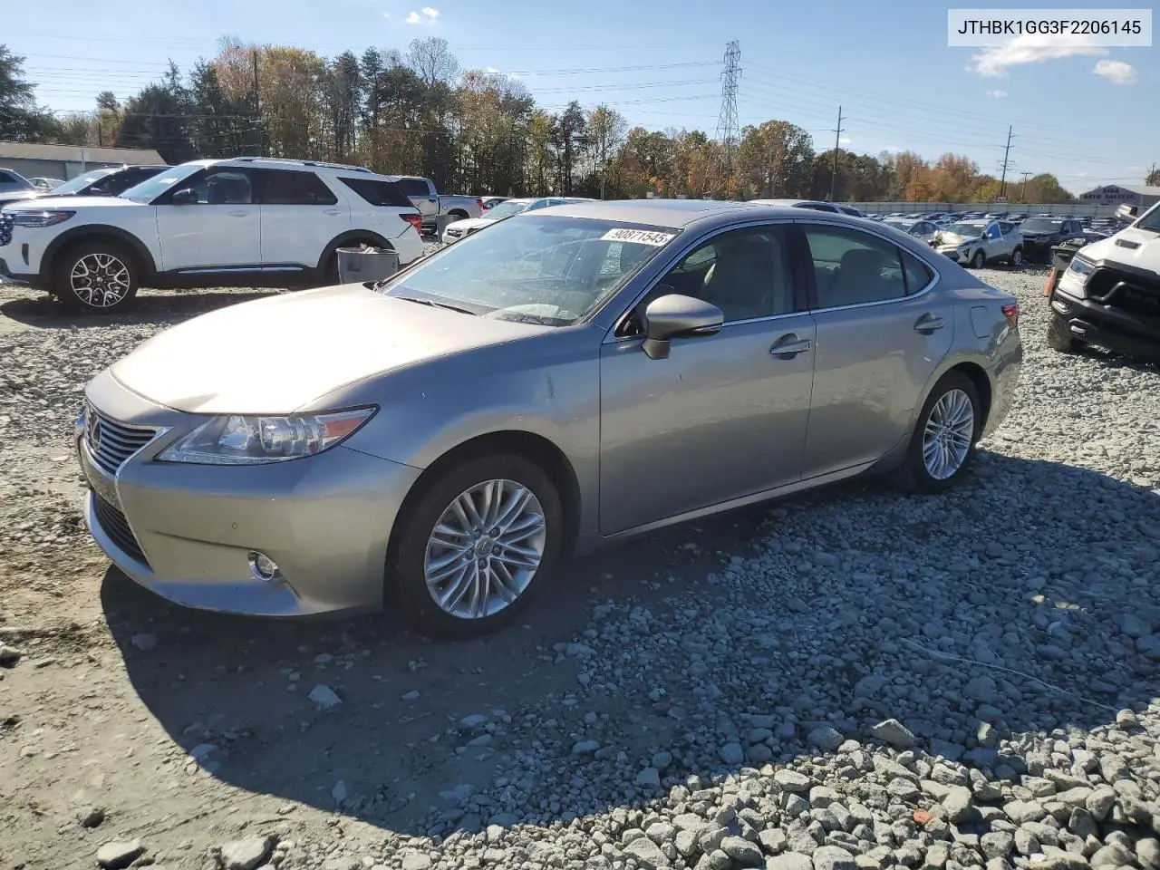 JTHBK1GG3F2206145 2015 Lexus Es 350