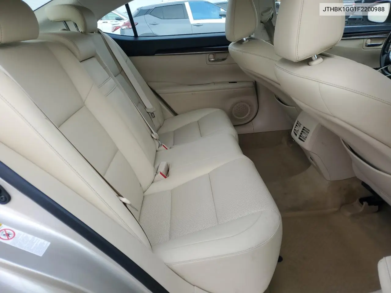 JTHBK1GG1F2200988 2015 Lexus Es 350