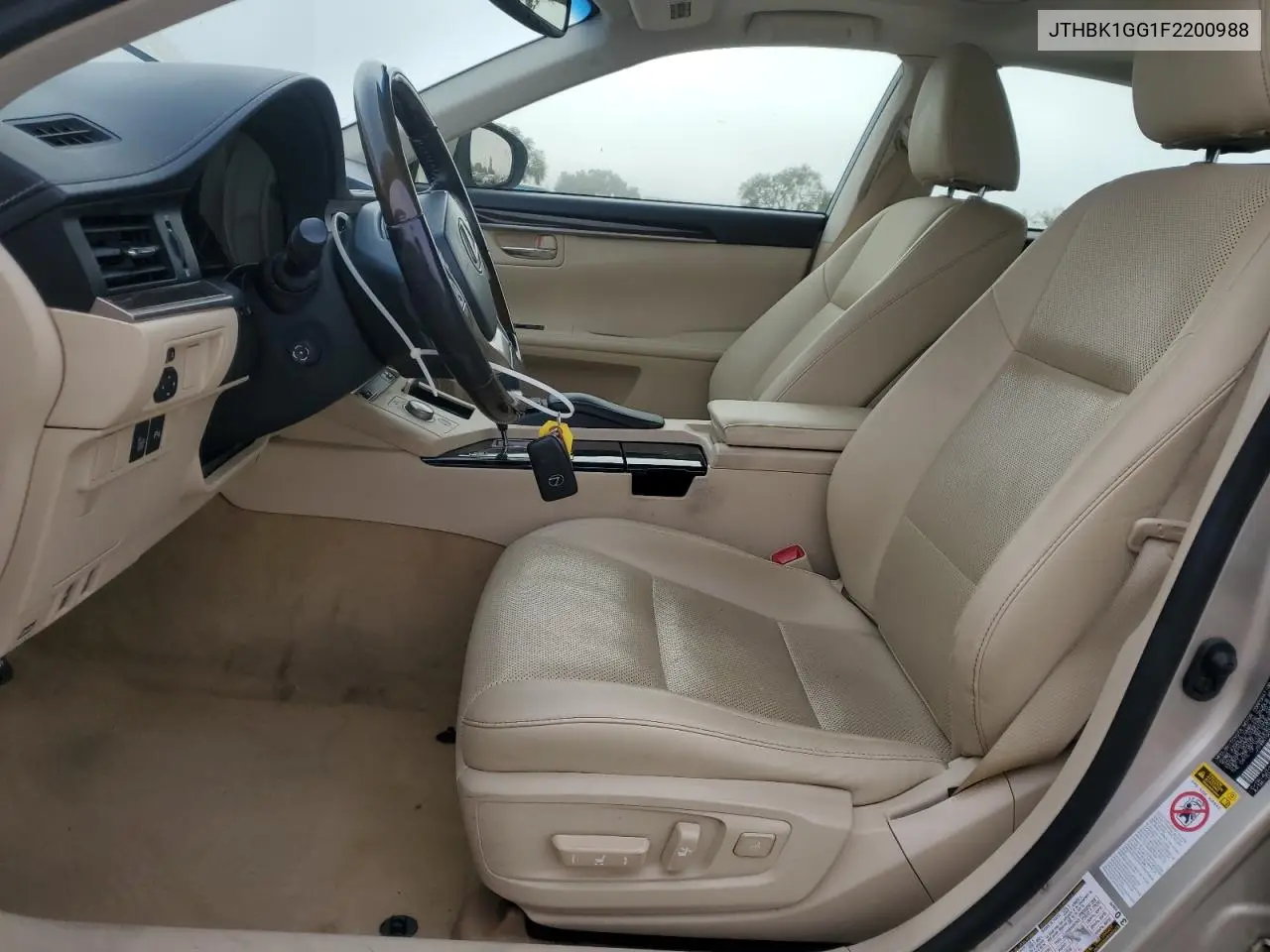 JTHBK1GG1F2200988 2015 Lexus Es 350
