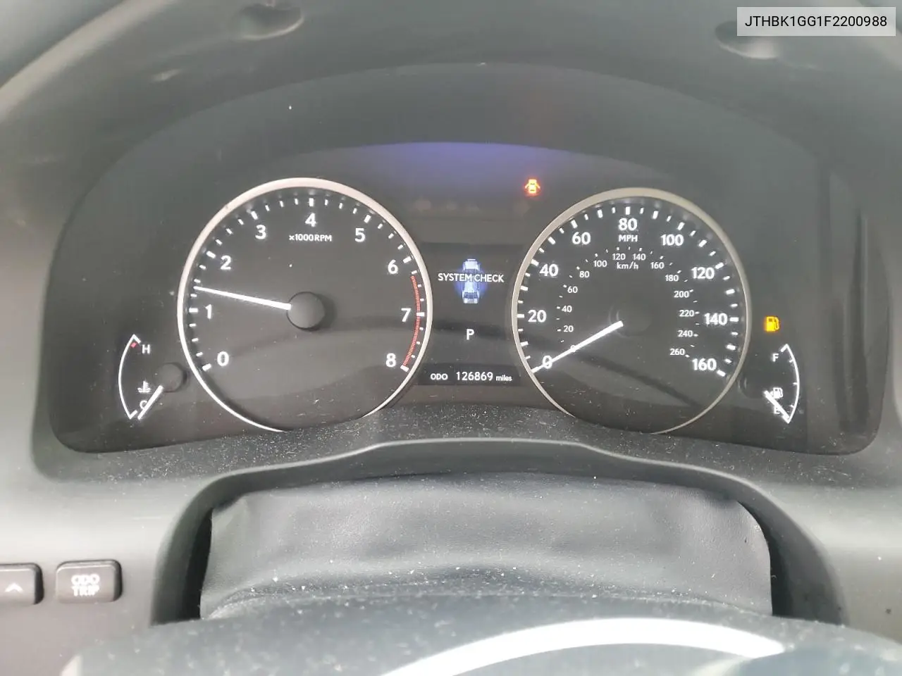 JTHBK1GG1F2200988 2015 Lexus Es 350
