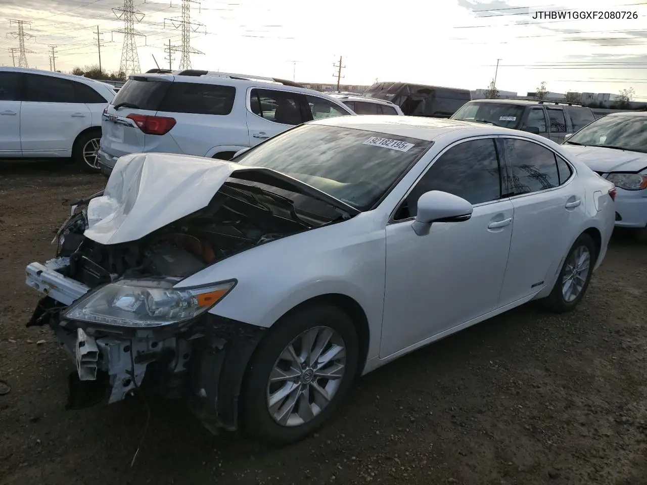 JTHBW1GGXF2080726 2015 Lexus Es 300H