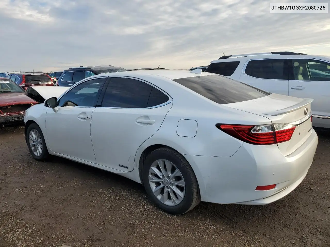 JTHBW1GGXF2080726 2015 Lexus Es 300H