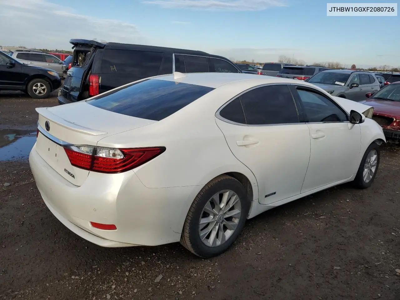 JTHBW1GGXF2080726 2015 Lexus Es 300H