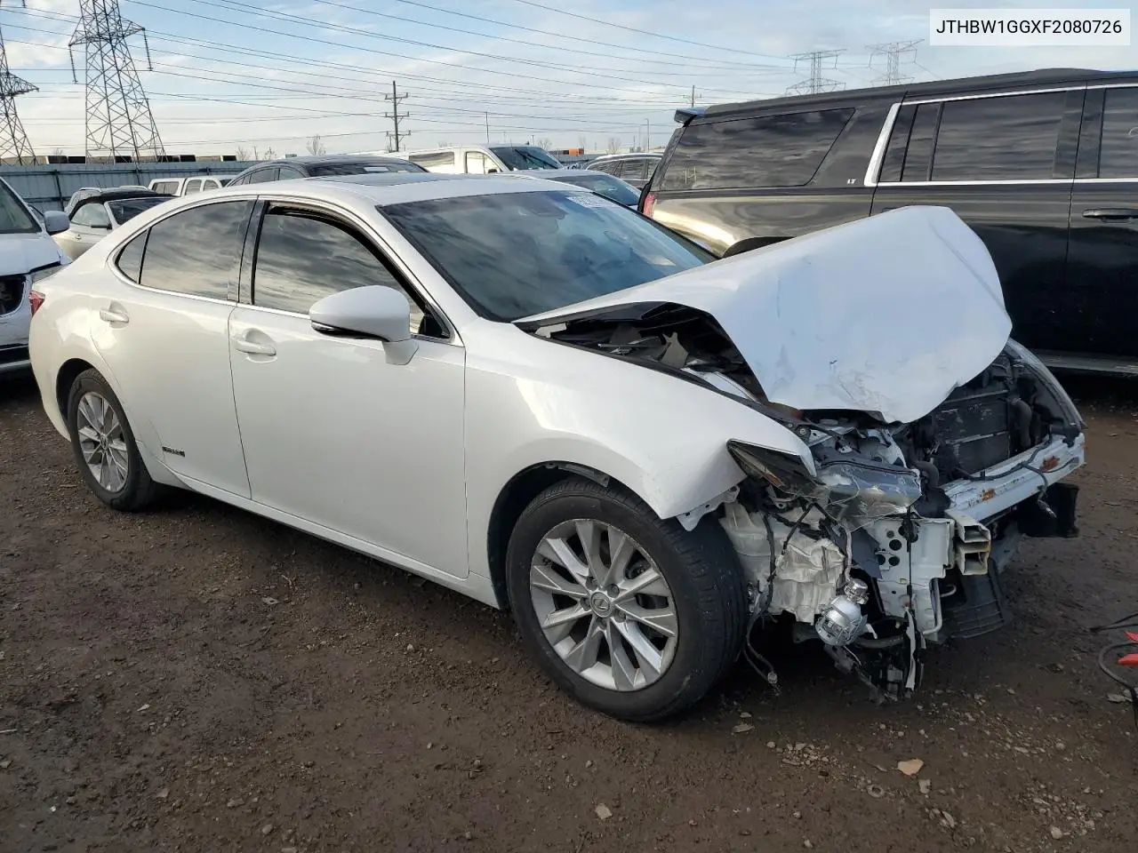 JTHBW1GGXF2080726 2015 Lexus Es 300H