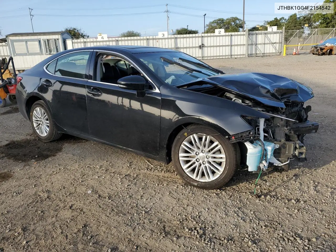 JTHBK1GG4F2154542 2015 Lexus Es 350