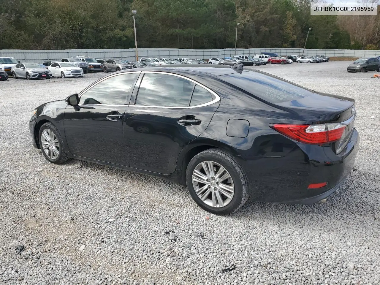 JTHBK1GG0F2195959 2015 Lexus Es 350