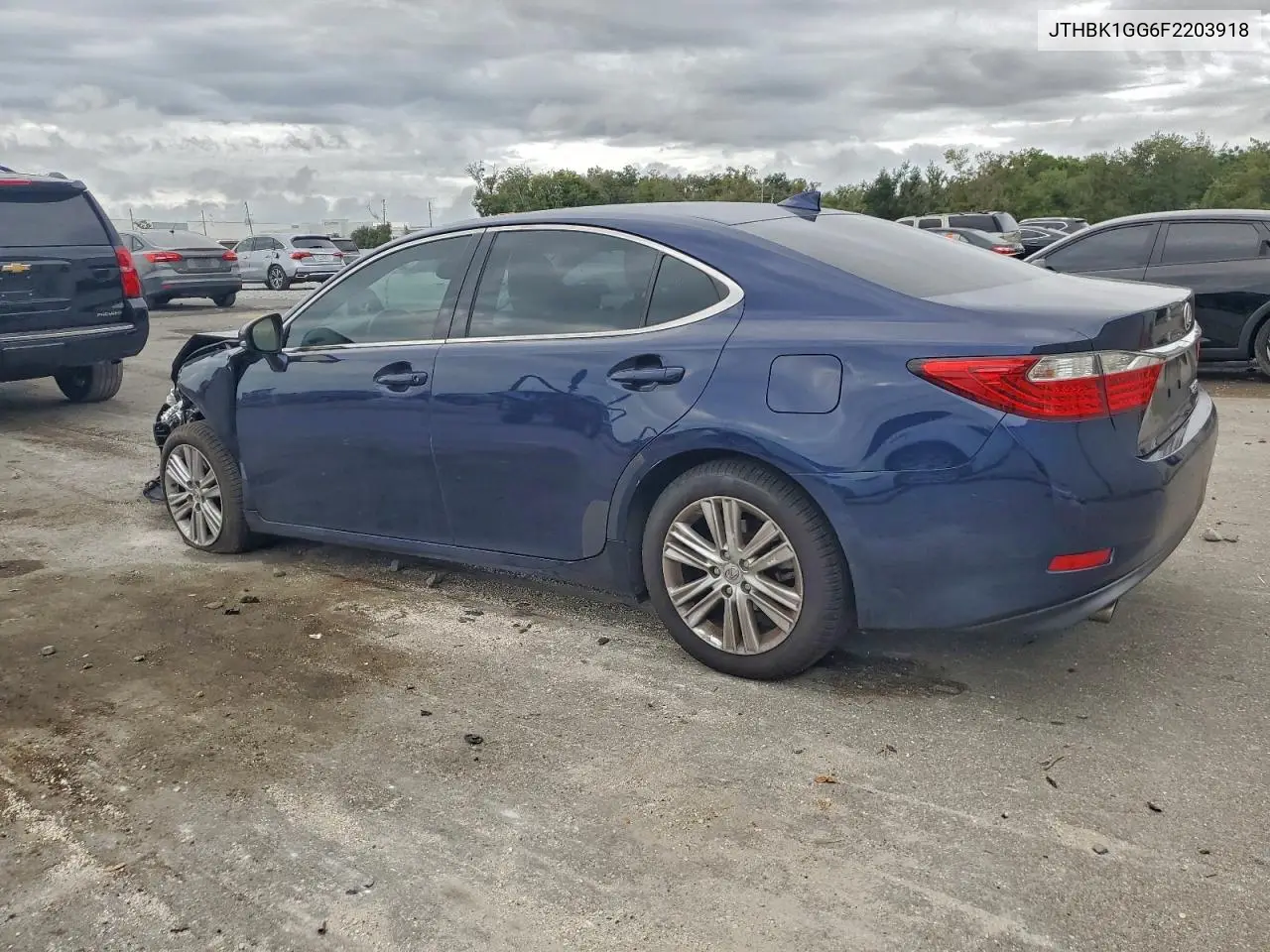 JTHBK1GG6F2203918 2015 Lexus Es 350
