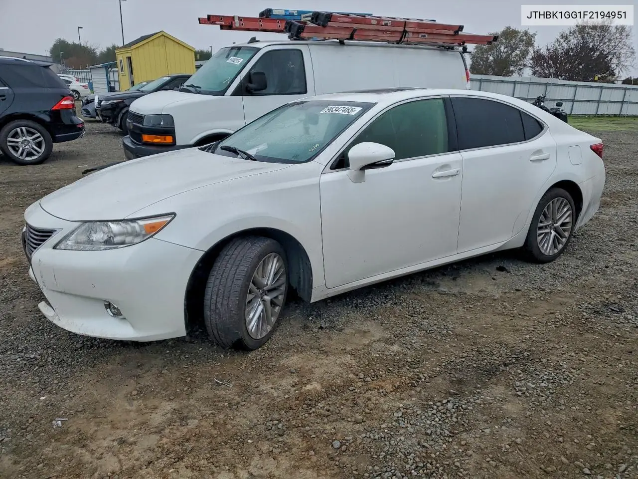 JTHBK1GG1F2194951 2015 Lexus Es 350