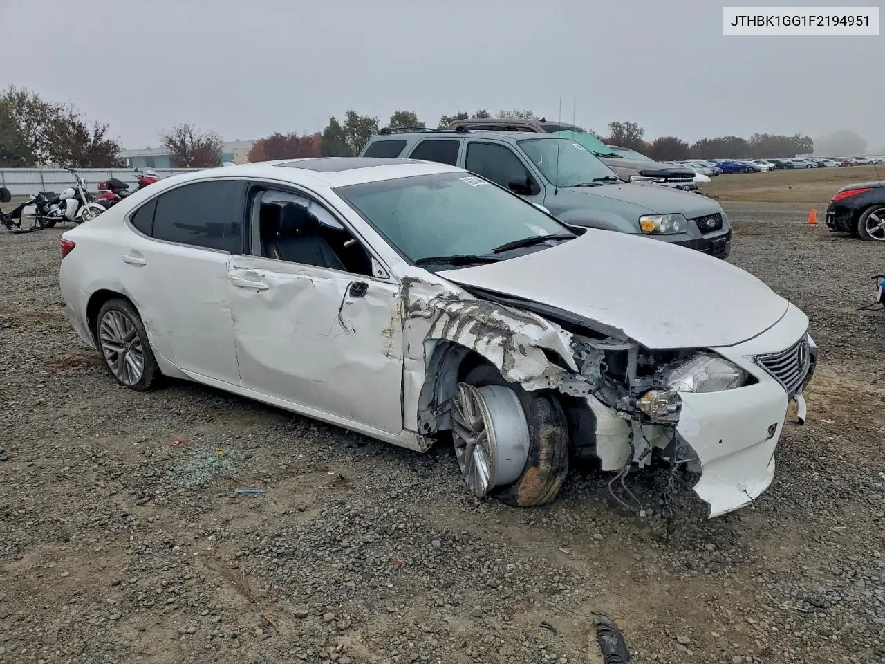 JTHBK1GG1F2194951 2015 Lexus Es 350