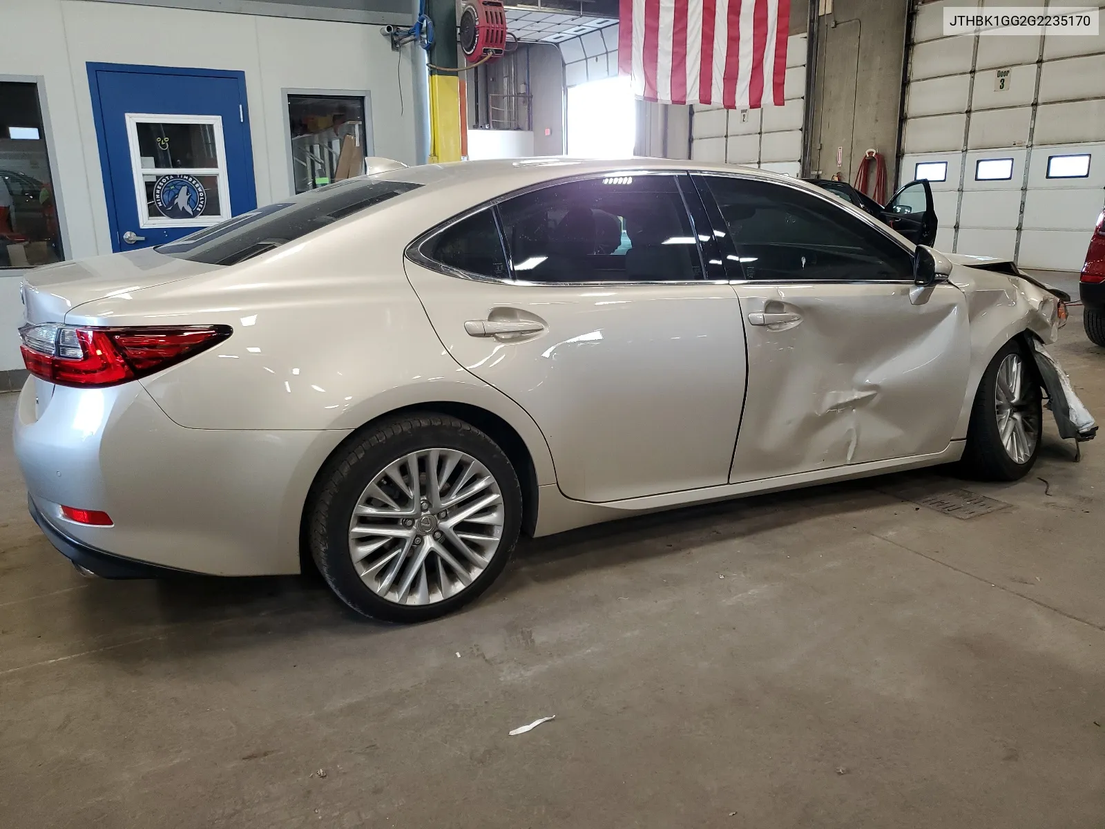 JTHBK1GG2G2235170 2016 Lexus Es 350