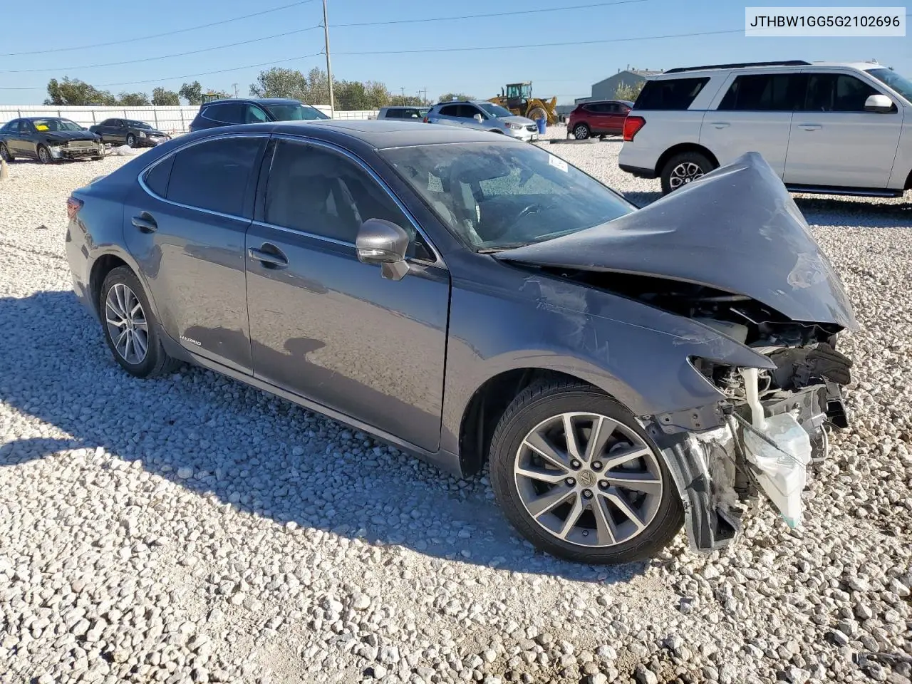 JTHBW1GG5G2102696 2016 Lexus Es 300H