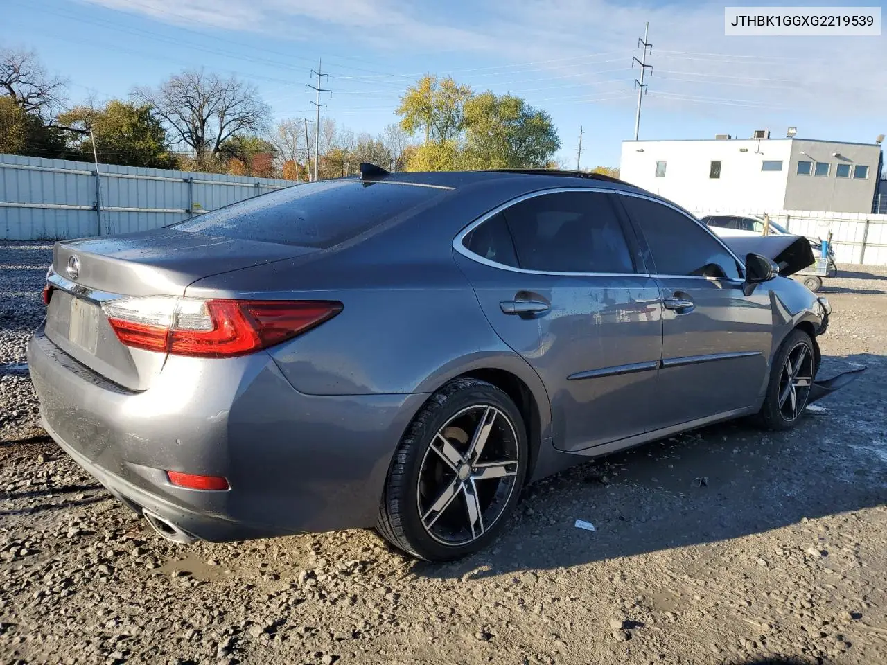 JTHBK1GGXG2219539 2016 Lexus Es 350