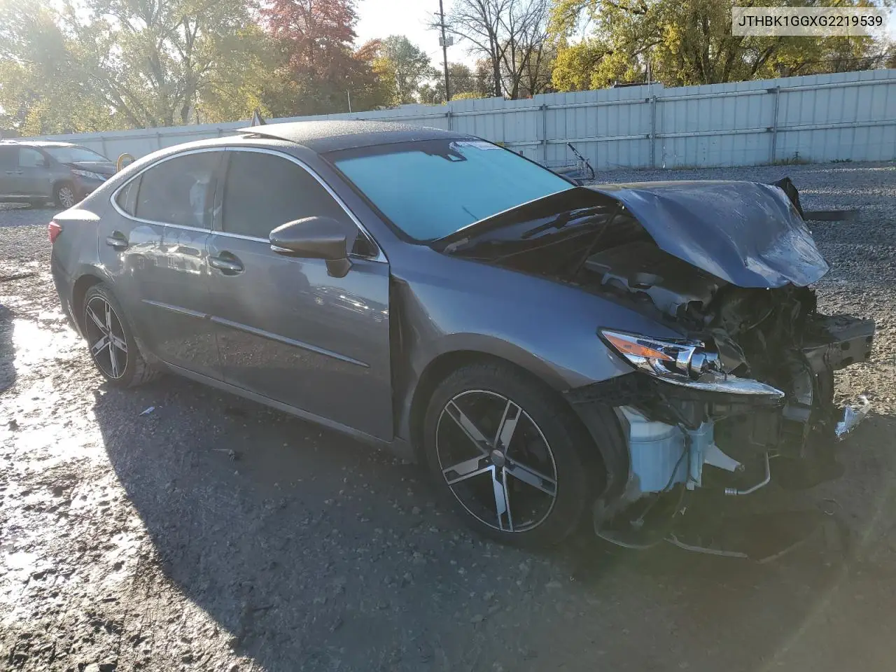 JTHBK1GGXG2219539 2016 Lexus Es 350