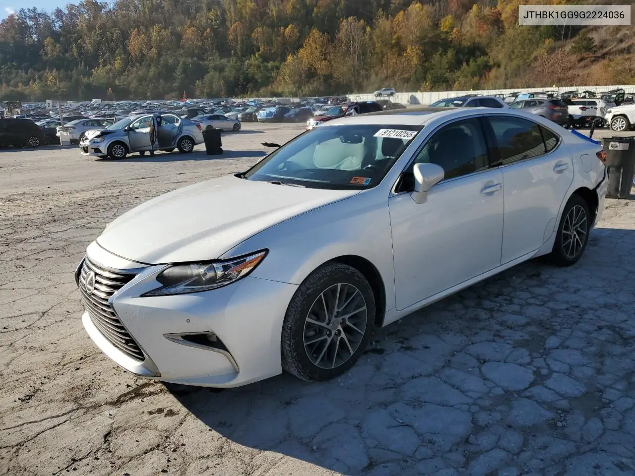 JTHBK1GG9G2224036 2016 Lexus Es 350