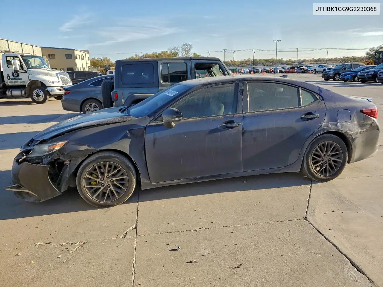 JTHBK1GG9G2230368 2016 Lexus Es 350