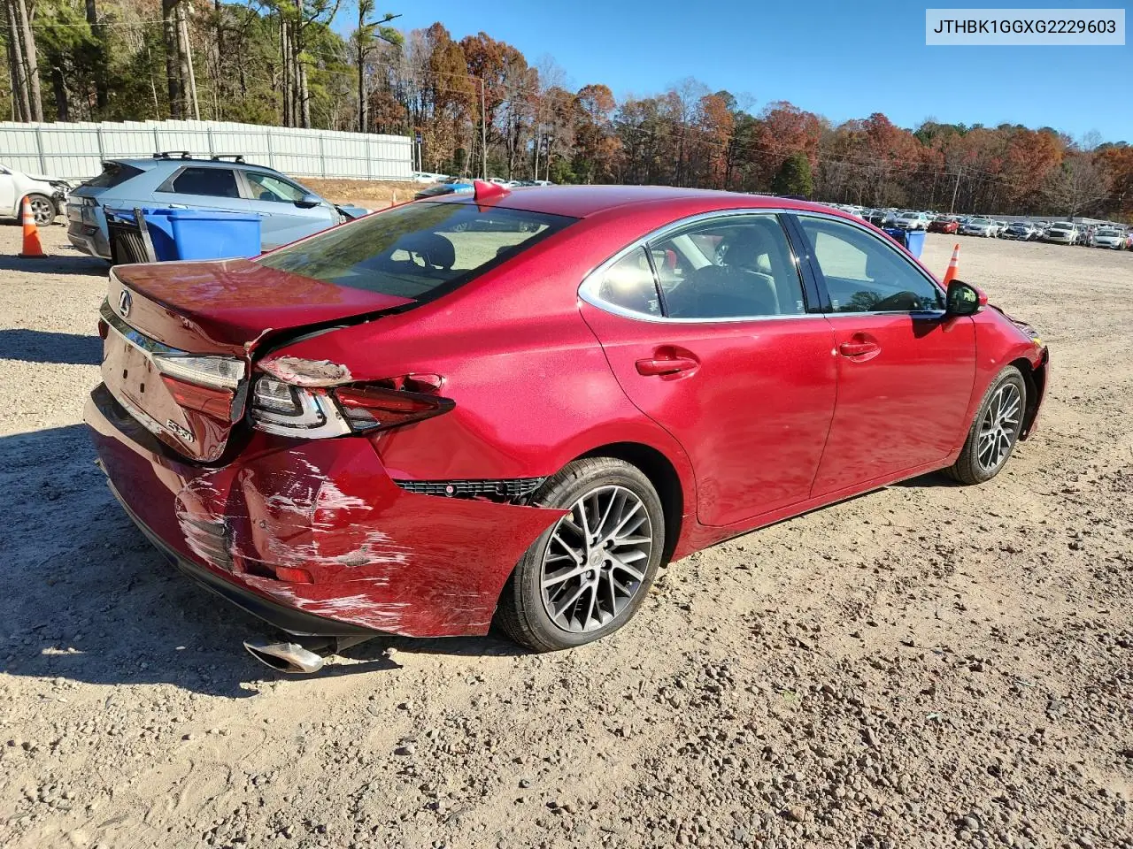 JTHBK1GGXG2229603 2016 Lexus Es 350