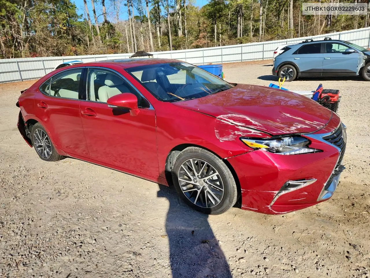 JTHBK1GGXG2229603 2016 Lexus Es 350