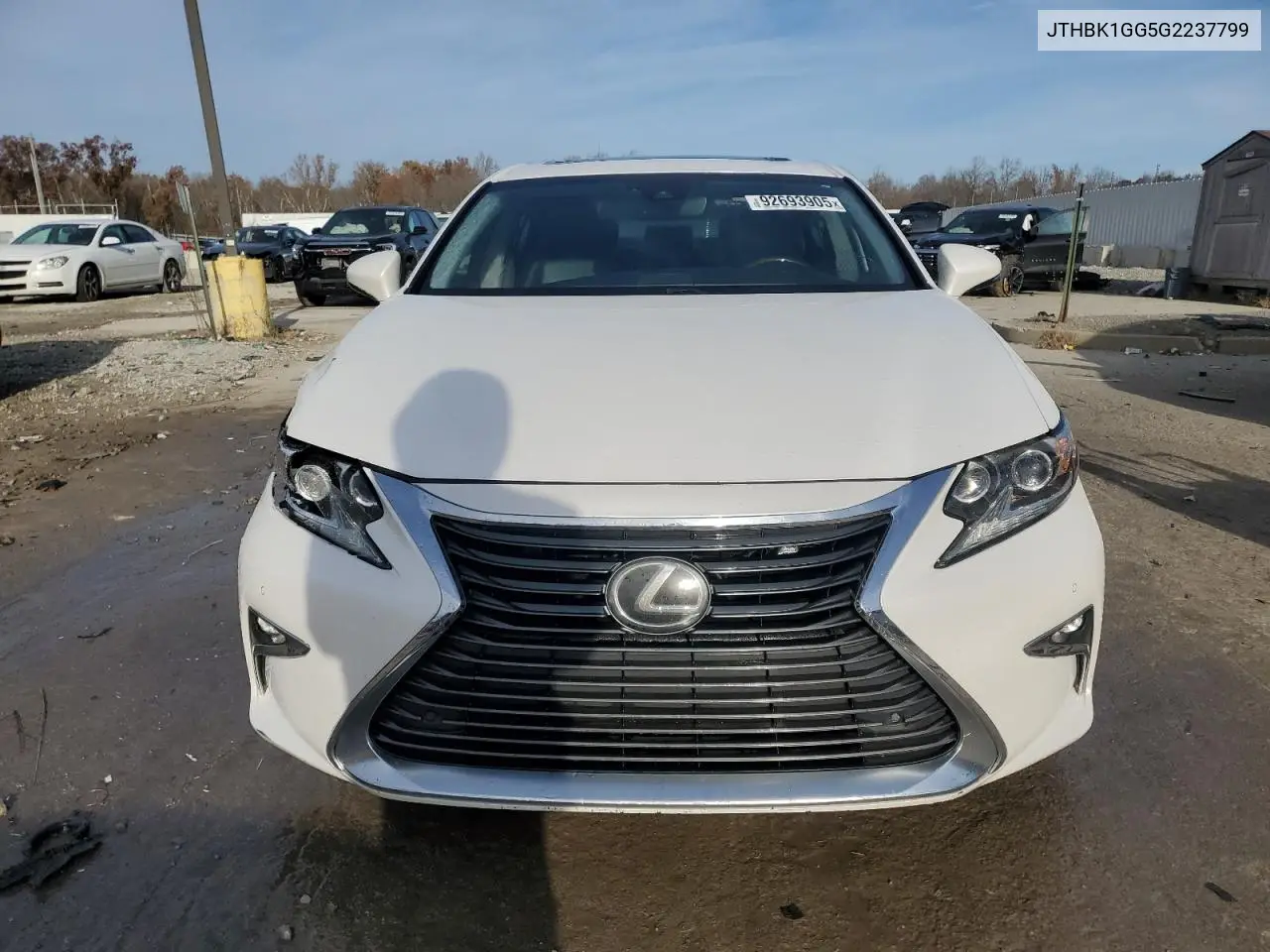 JTHBK1GG5G2237799 2016 Lexus Es 350