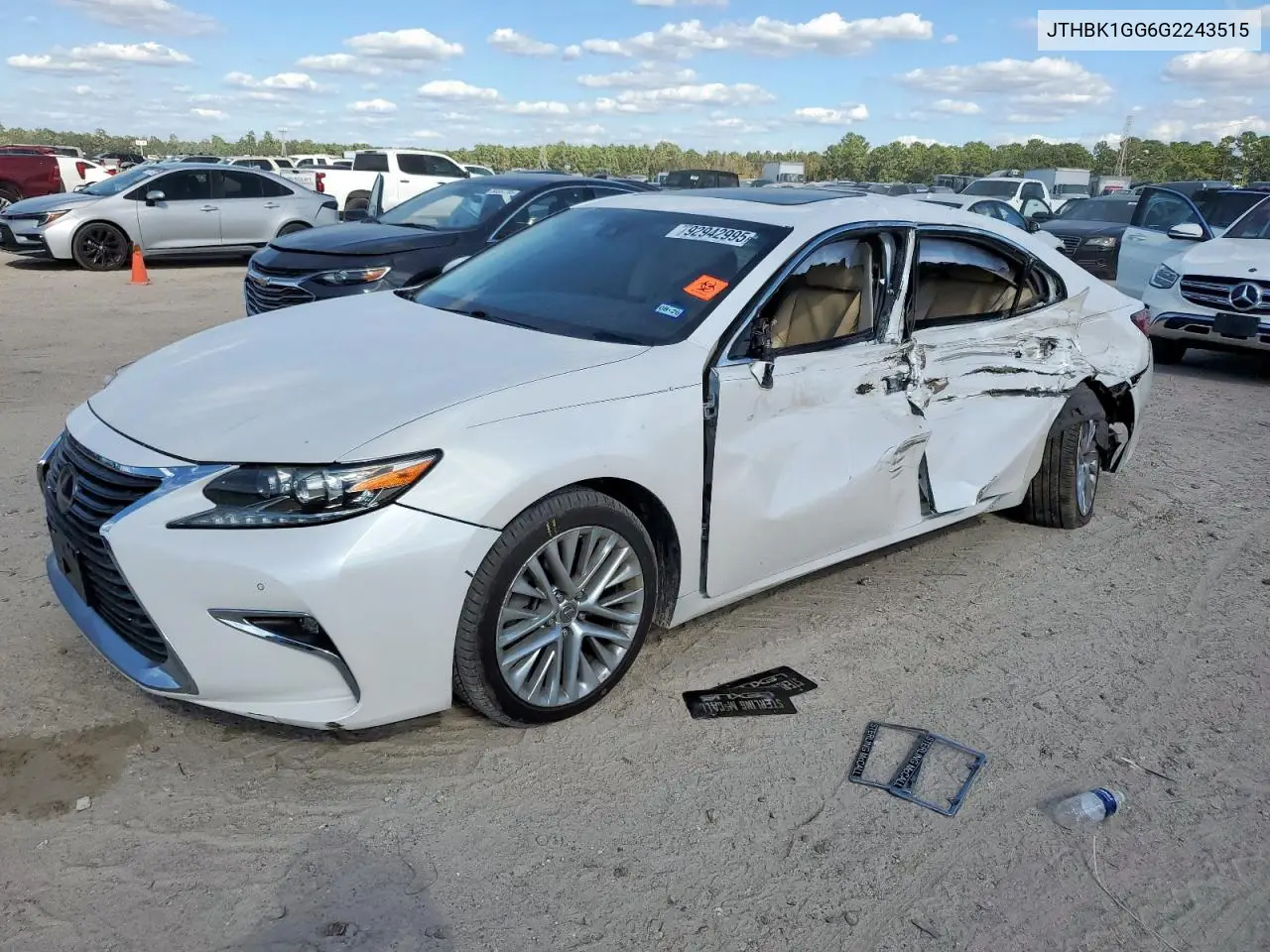 JTHBK1GG6G2243515 2016 Lexus Es 350