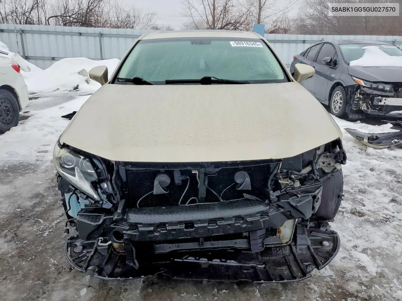58ABK1GG5GU027570 2016 Lexus Es 350