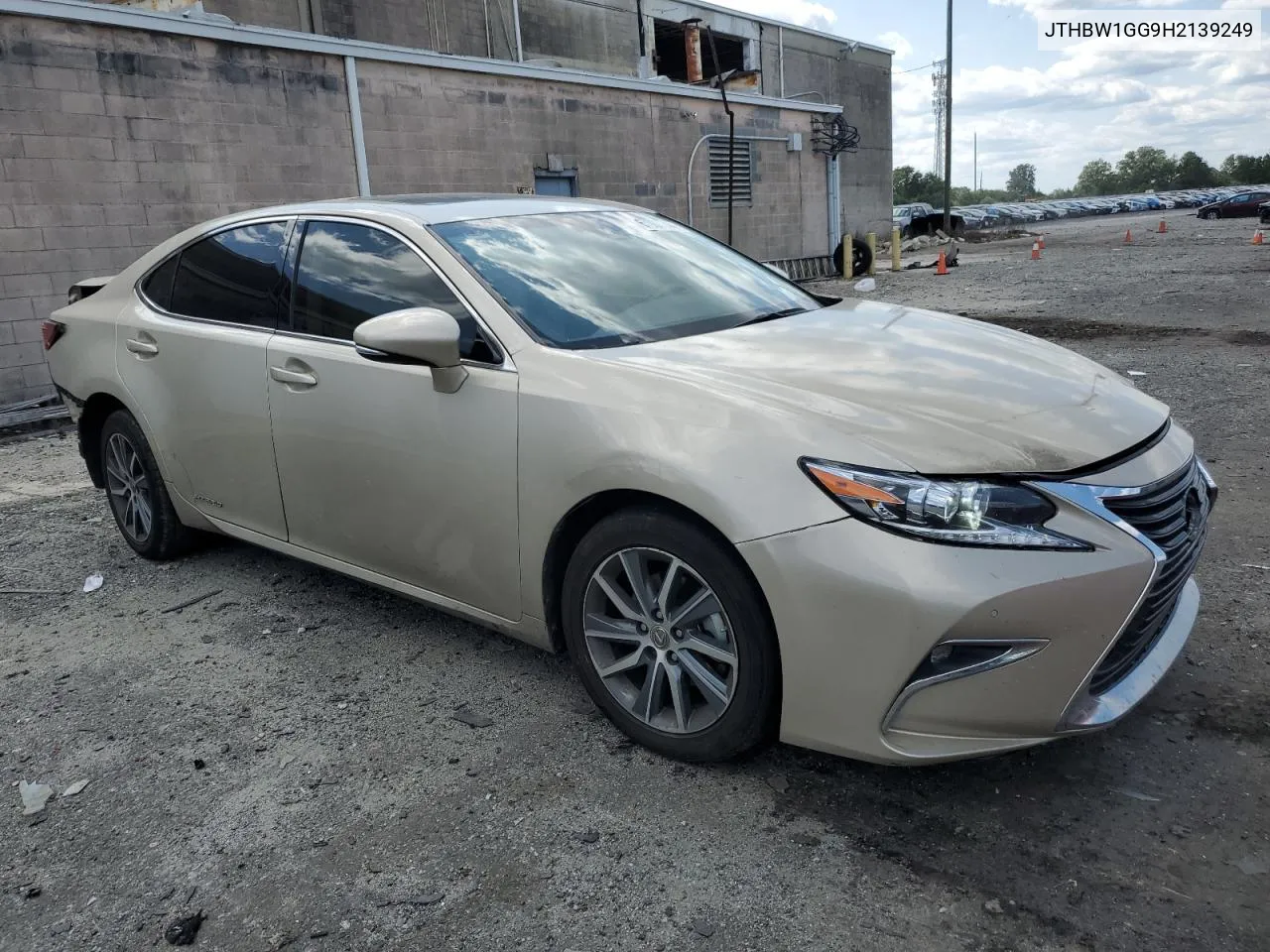 JTHBW1GG9H2139249 2017 Lexus Es 300H