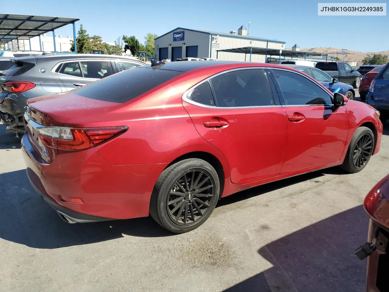 JTHBK1GG3H2249385 2017 Lexus Es 350