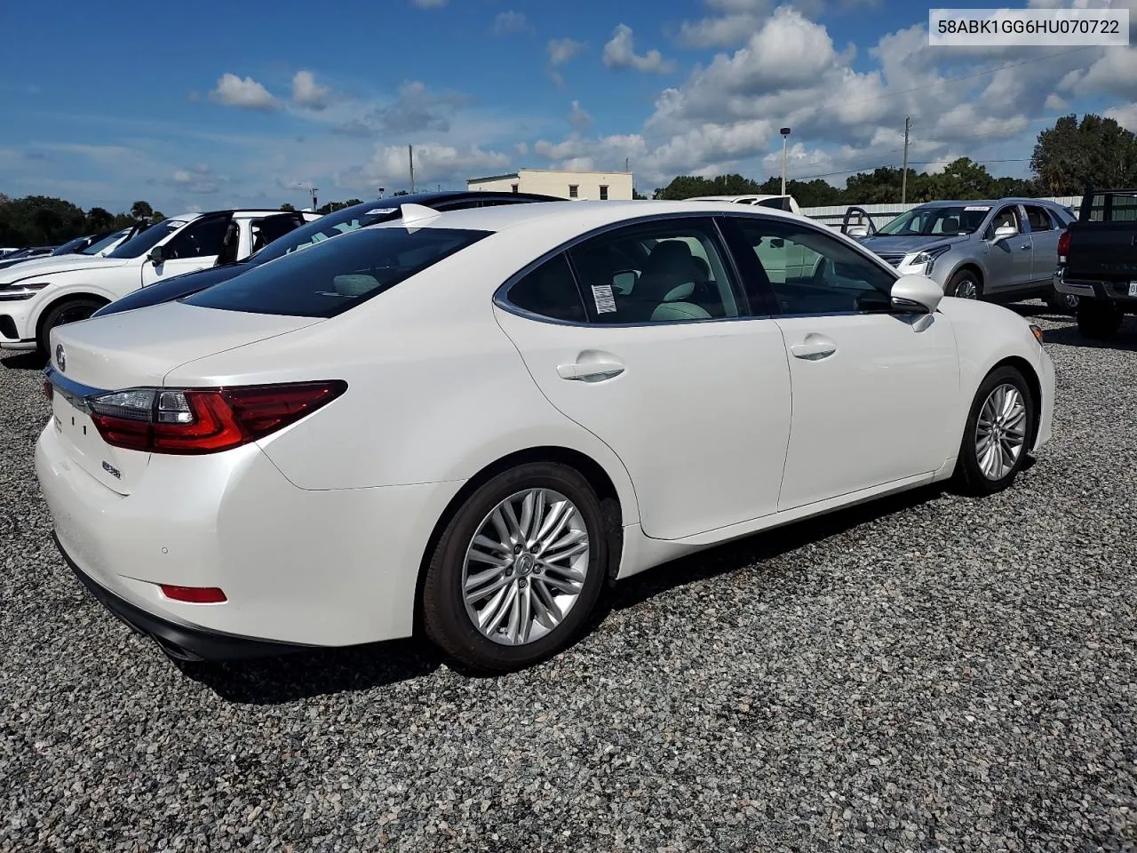 58ABK1GG6HU070722 2017 Lexus Es 350