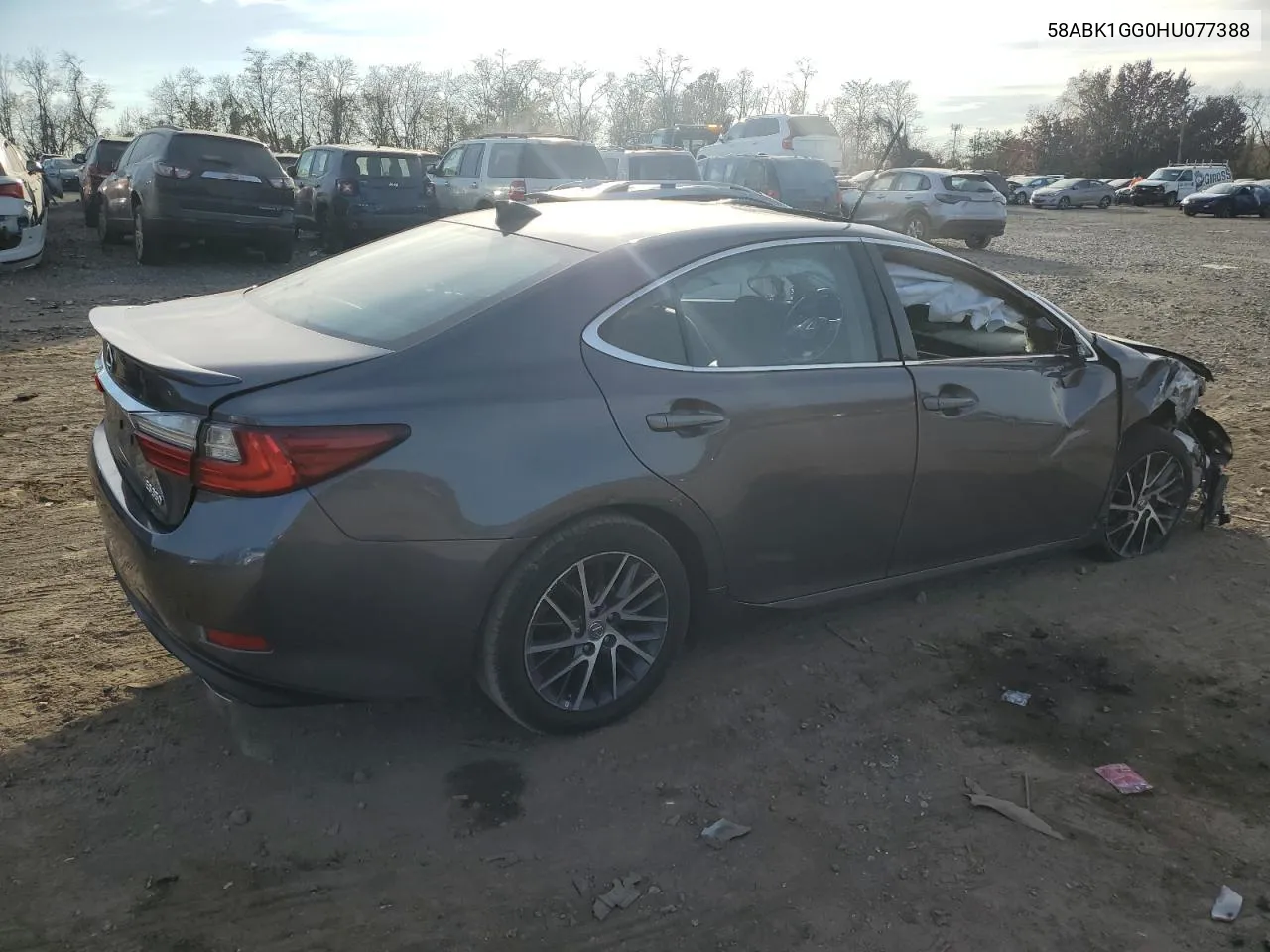 Auction sale of the 2017 Lexus ES , vin: 58ABK1GG0HU077388, lot number: 75586343