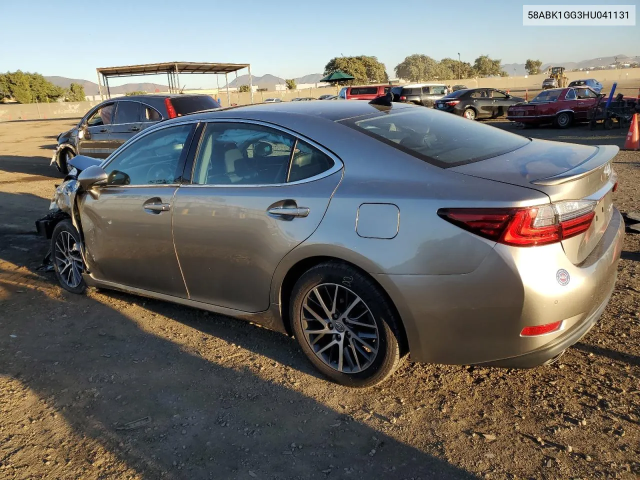 Auction sale of the 2017 Lexus ES , vin: 58ABK1GG3HU041131, lot number: 77392093