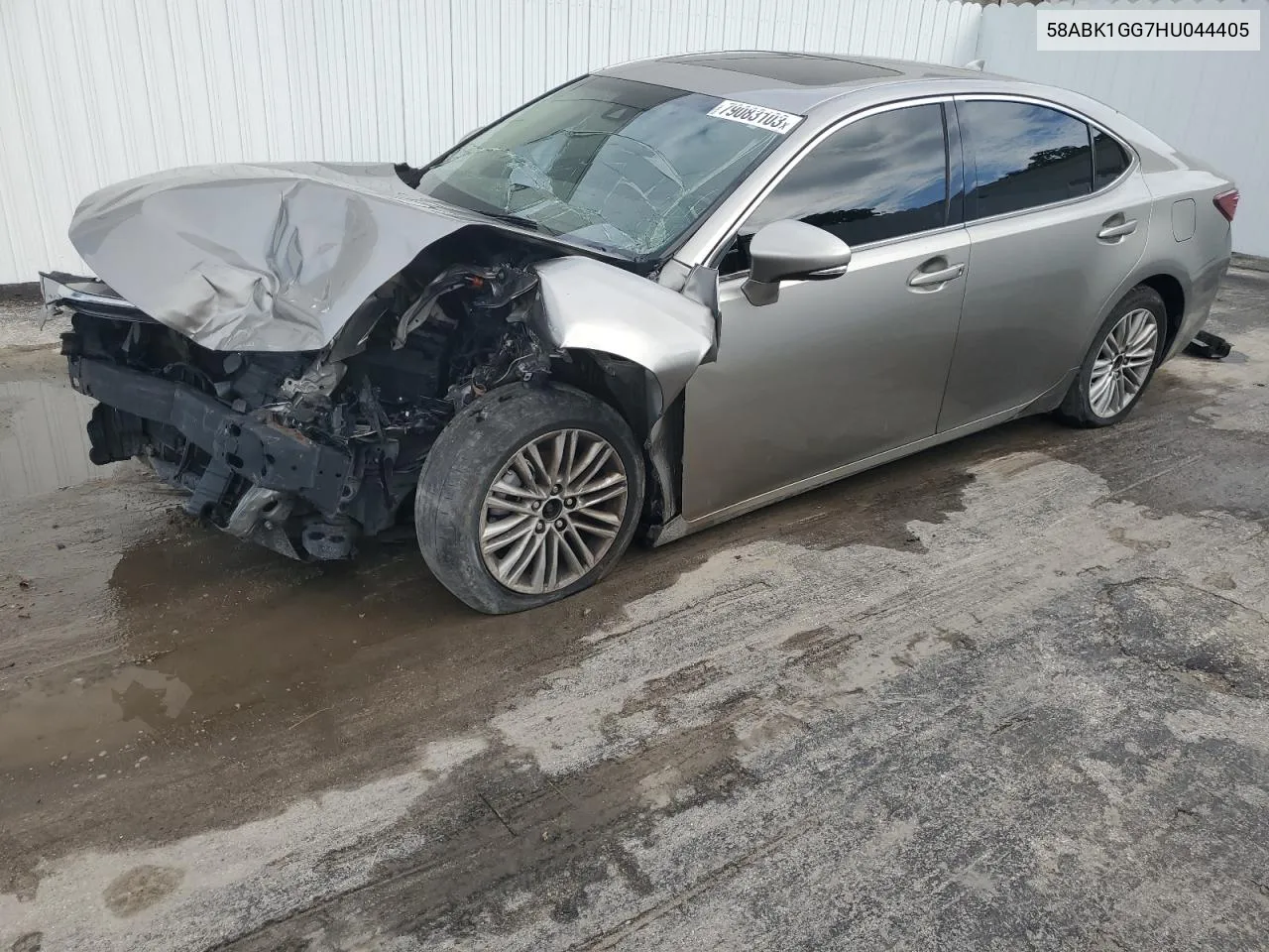 Auction sale of the 2017 Lexus ES , vin: 58ABK1GG7HU044405, lot number: 79083103